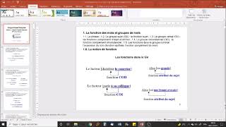 Linguistique française Master LFA 20242025 Cours 5 [upl. by Bluh]