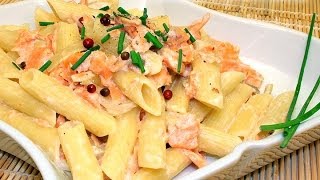 PASTA WITH SMOKED SALMON [upl. by Kristie]