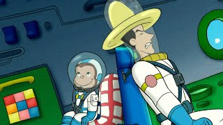 Grease Monkeys in Space  Curious George  Cartoons for Kids  WildBrain Kids [upl. by Enilehcim400]