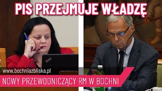 Radni PiS przejęli rządy w Radzie Miasta w Bochni Nowym przewodniczącym został Jan Balicki [upl. by Sile499]