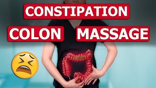 How to Massage Out Your Stuck Poop  FIX CONSTIPATION [upl. by Dnomaj321]