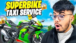 Giving Free Rides To Random Strangers in My SUPERBIKE  Kawasaki Zx10r [upl. by Nivlak806]