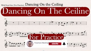 Dancing on the ceiling  Lione richie  sheet music for practice [upl. by Ramin]