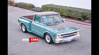 LS3 Powered Patinaed 1968 Chevrolet C10 Stepside Walk Around and Drive [upl. by Airad693]