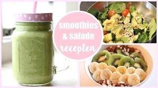 Gezond eetpatroon amp recepten  SMOOTHIES SALADE YOGHURTBOWL [upl. by Anair20]