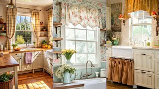 100 Top kitchen curtains design ideas for small cottage farmhouse kitchen curtains [upl. by Lida]