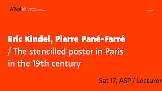 The stencilled poster in Paris in the 19th century [upl. by Flavia888]