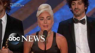 Lady Gaga on her buzzedabout Oscars performance [upl. by Aivizt14]