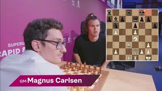 FABI VS MAGNUS  Blitz Chess 2023 [upl. by Kcaz]