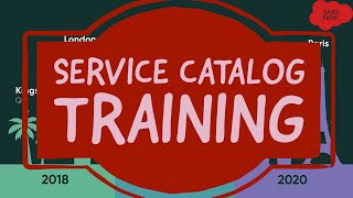 1 ServiceNow Service Catalog Training  Overview [upl. by Alemaj]