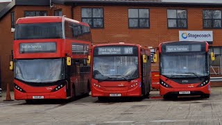 WALTHAMSTOW AVUENUE STAGECOACH BUS GARAGE AW [upl. by Purity]