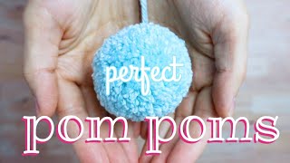 How To Make Pom Poms Out Of Yarn 2 Ways [upl. by Anelegna]