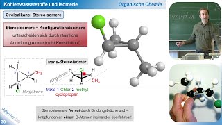 NEU  Organische Chemie Teil 5 Räumliche Struktur der Alkane und Cycloalkane [upl. by Metts380]