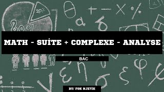 MathBac Révision Suite Réelles Nombre Complexe Analyse [upl. by Dnaltiak]