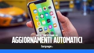 Come attivare laggiornamento automatico di iOS in iPhone e iPad [upl. by Aeet]