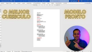 Como fazer um Currículo PDF 2022 Online  Modelo Pronto [upl. by Noid]