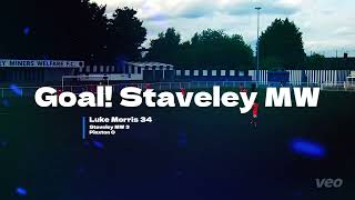 Staveley MW v Pinxton  1782024 Highlights [upl. by Allemaj]