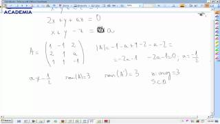 Estudiar sistema segun valores parametro Selectividad Matematicas 2º Bach AINTE [upl. by Niliak489]