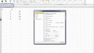 Lineær regression med Excel [upl. by Gaige]