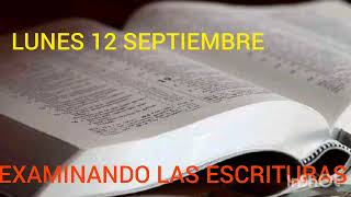 TEXTO DIARIO LUNES 12 DE SEPTIEMBRE 2022  EXAMINANDO LAS ESCRITURAS JW [upl. by Yddeg]