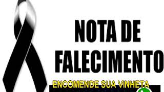 VINHETA NOTA DE FALECIMENTO [upl. by Aplihs]