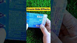 Crocin Tablet Side Effects crocin paracetamol shorts ytshorts [upl. by Adnorahs494]