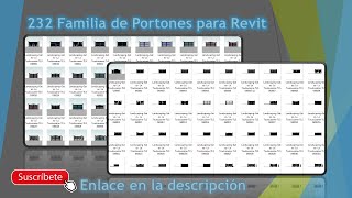 Descarga Familia de Portones para Revit [upl. by Dippold]