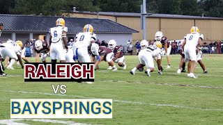 THURSDAY NIGHT FOOTBALL  7 Bay Springs2A vs 6 Raleigh2A  MS High School Football Week 1 [upl. by Amak]