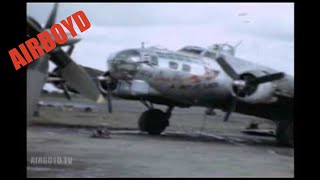 Bit O Lace  709th Bomb Squadron B17 Film [upl. by Jamill743]