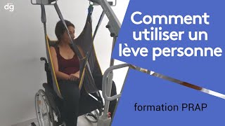 Comment Utiliser un lève personne  Formation ADVF [upl. by Oaht585]