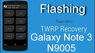 Galaxy Note 3 N9005 Custom Recovery FlashingUrduHindi [upl. by Phillie922]