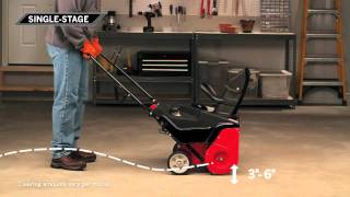 Yard Machines Snow Thrower Video [upl. by Serg]