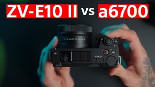 Sony ZVE10 II vs Sony a6700 [upl. by Ialokin]