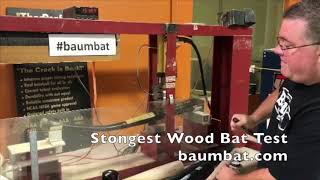 Wood bat reviews strongest wood bat test [upl. by Refeinnej]