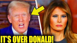 Trump PANICS as Melania FEUD Gets EXPOSED At Worst TIME [upl. by Nyrrek]