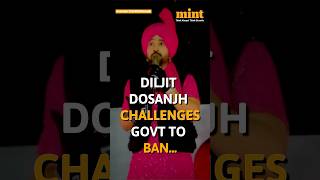 quotBahut bada revenue haiquot diljitdosanjh challenges govt to ban liquor nationwide [upl. by Schnur]