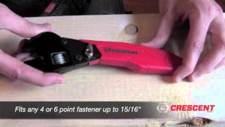 Crescent® Ratcheting Adjustable Wrench ATR28 [upl. by Wendell440]