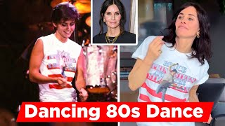 Courteney Cox Dancing From Her 80s Iconic Dance Moment [upl. by Akimrej]