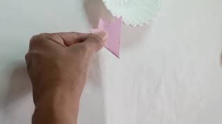 Aprende hacer flores de papel flores de origami comohacerfloresdepapel flowers [upl. by Nert888]