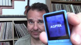 Agptek A20  Mp3 Player Unboxing and Thoughts on The Player [upl. by Atirak399]