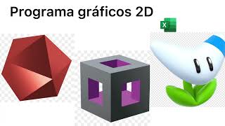 Programa gráficos 2D en excel de objetos 3D Parte 4 [upl. by Ayanaj59]