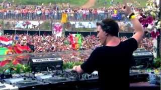 Hardwell  Spaceman vs Somebody that I used to Know Live Tomorrowland 2012 [upl. by Philbert]