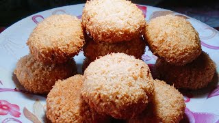 Coconut cookies Cookies recipe without oveneggbutter cookies desicated coconut recipe [upl. by Amick319]