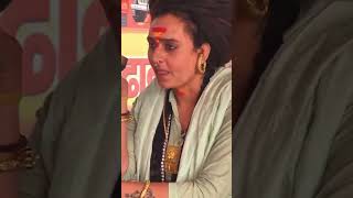 Aghori sadhwi ne trilokpur mata k darshan k bad bojan kiya bhagwat chanchalnath youtubeshorts [upl. by Luelle]