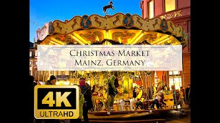 Christmas Market Mainz Germany  Weihnachtsmarkt Mainz Domplatz 2022 [upl. by Isidro]