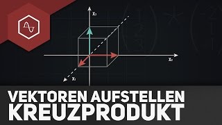 Kreuzprodukt amp Vektoren aufstellen [upl. by Ydurt]