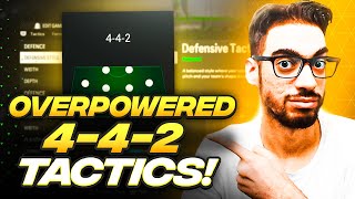 OVERPOWERED 442 FORMATION amp CUSTOM TACTICS FOR EAFC 24 ULTIMATE TEAM [upl. by Henleigh952]