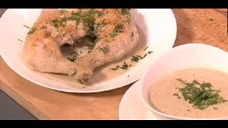 RECETA DE POLLO EN SALSA DE CHAMPIÑONES  COCINA HALAL [upl. by Nnyllatsyrc]