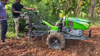 Kirloskar mega t15  cultivator attachment  15 hp power tiller [upl. by Corso]