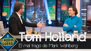 Pablo Motos revela a Tom Holland el mal trago de Mark Wahlberg en su última visita  El Hormiguero [upl. by Vivle]